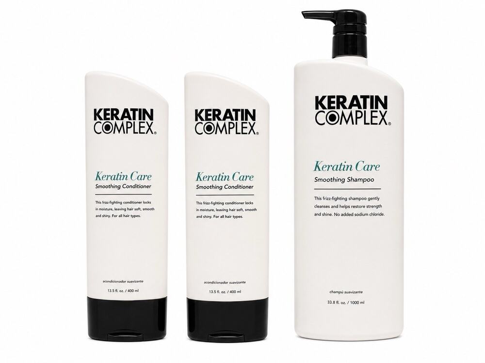 Keratin Complex Keratin Care Shampoo 33.8oz + 2 Conditioners 13.5oz Set